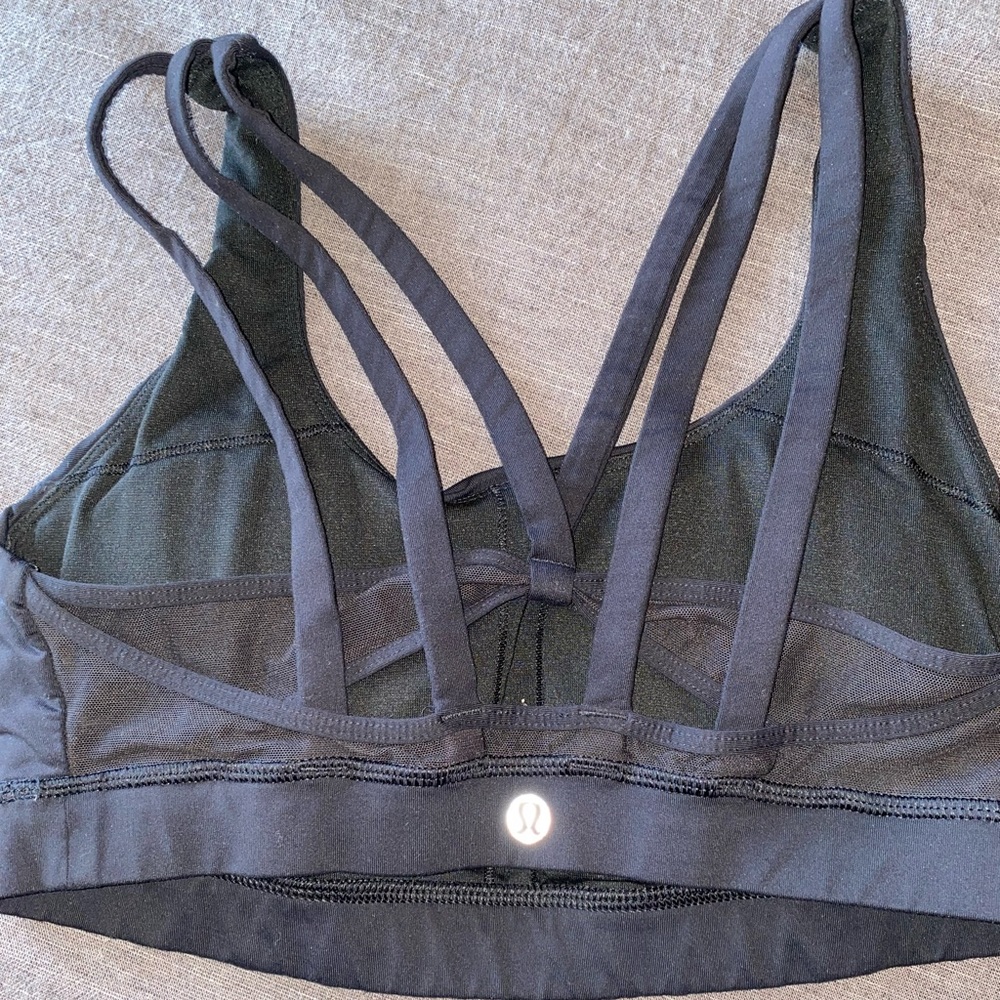 Lululemon Bra Strappy Bow Mesh Back Size: 8